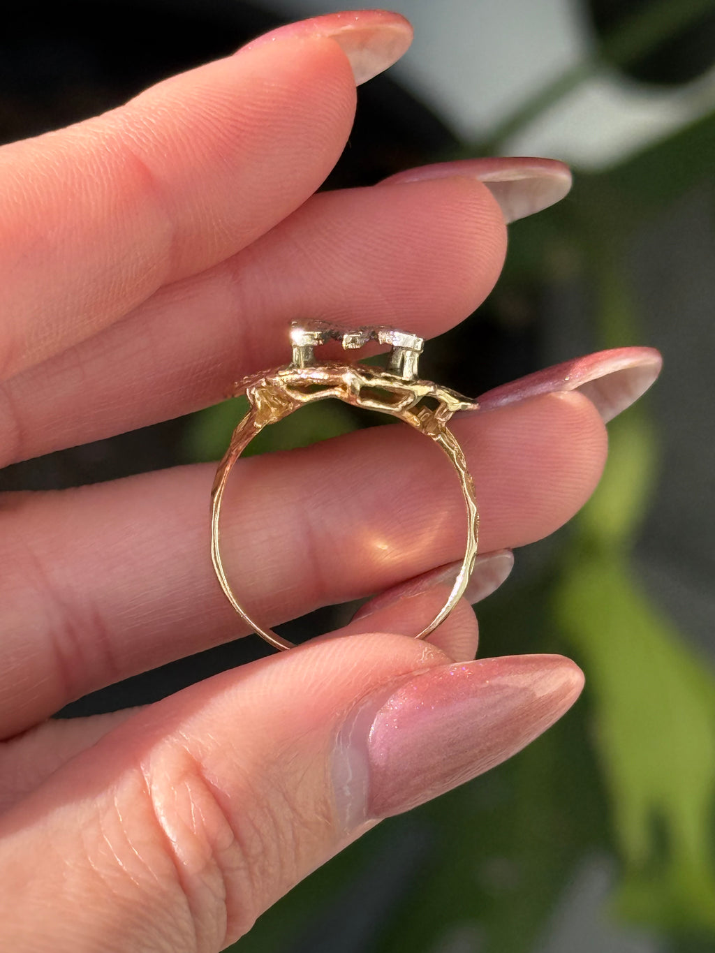 Diamond Filigree M Ring
