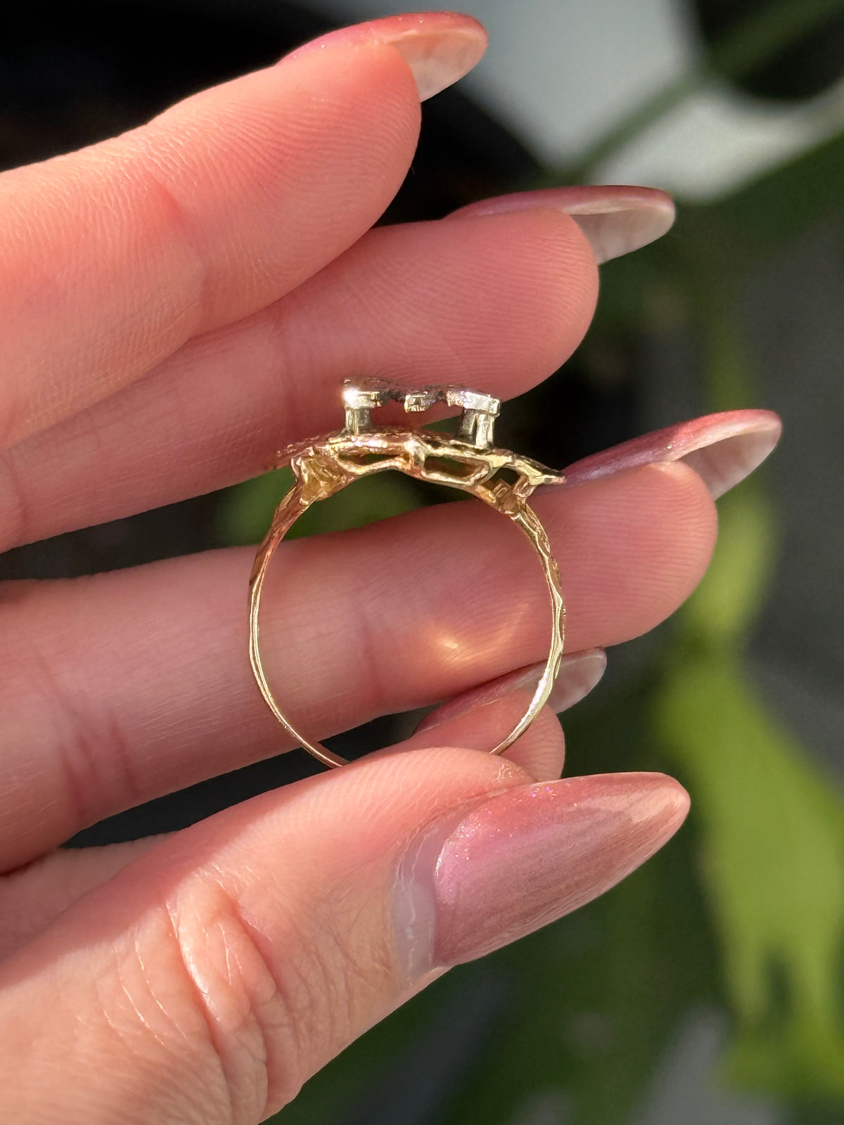 Diamond Filigree M Ring