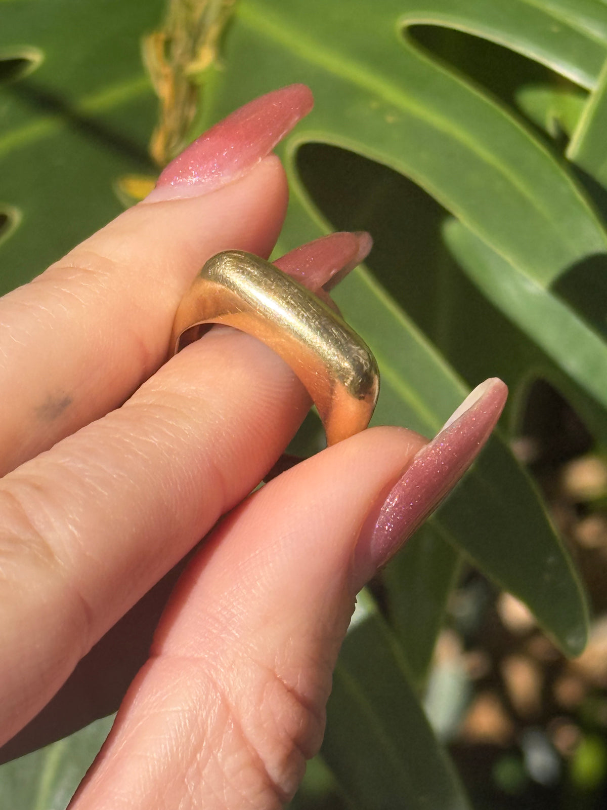 14k Square Band