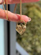 Diamond Floral Padlock