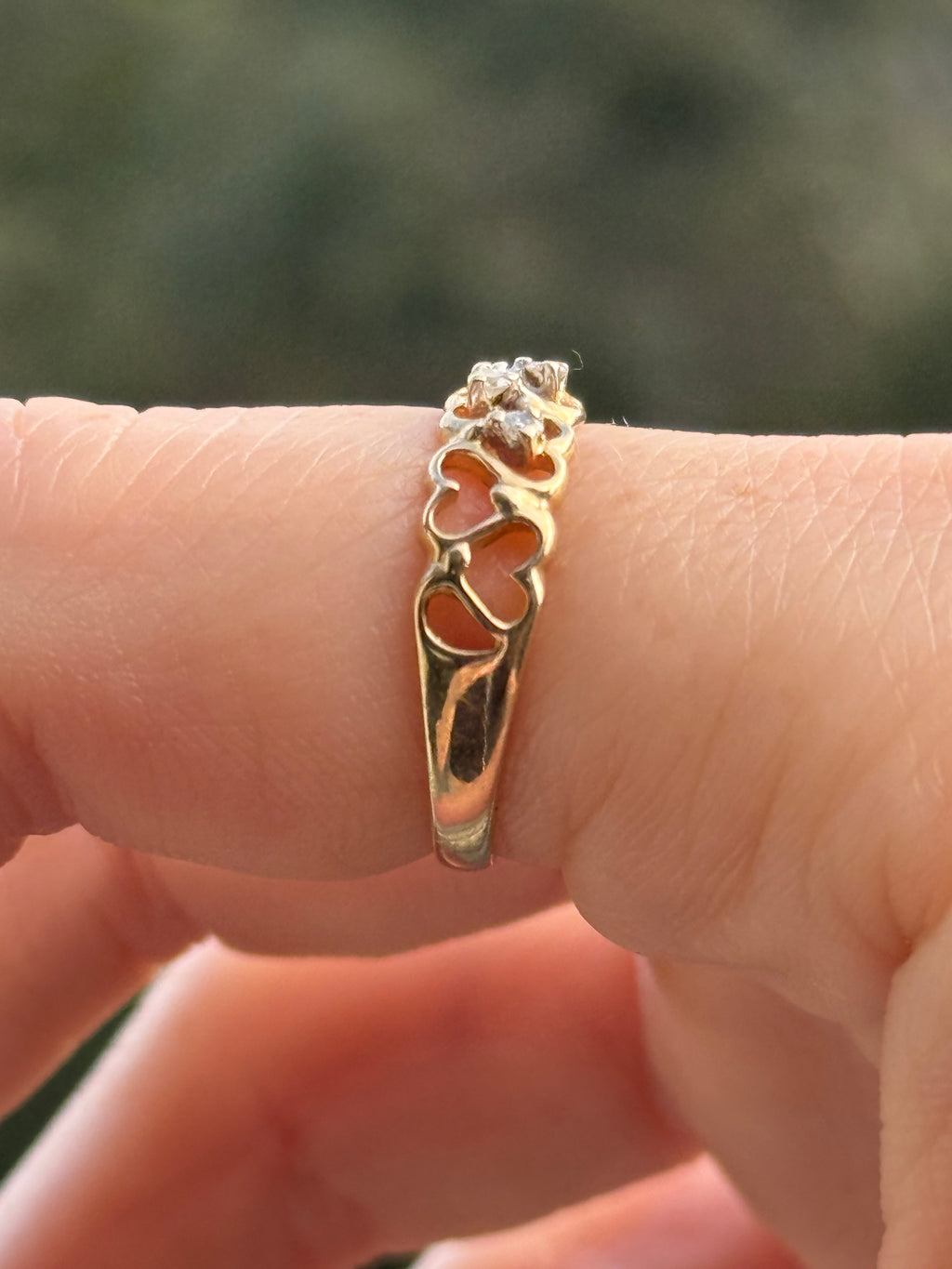 Diamond Heart Ring