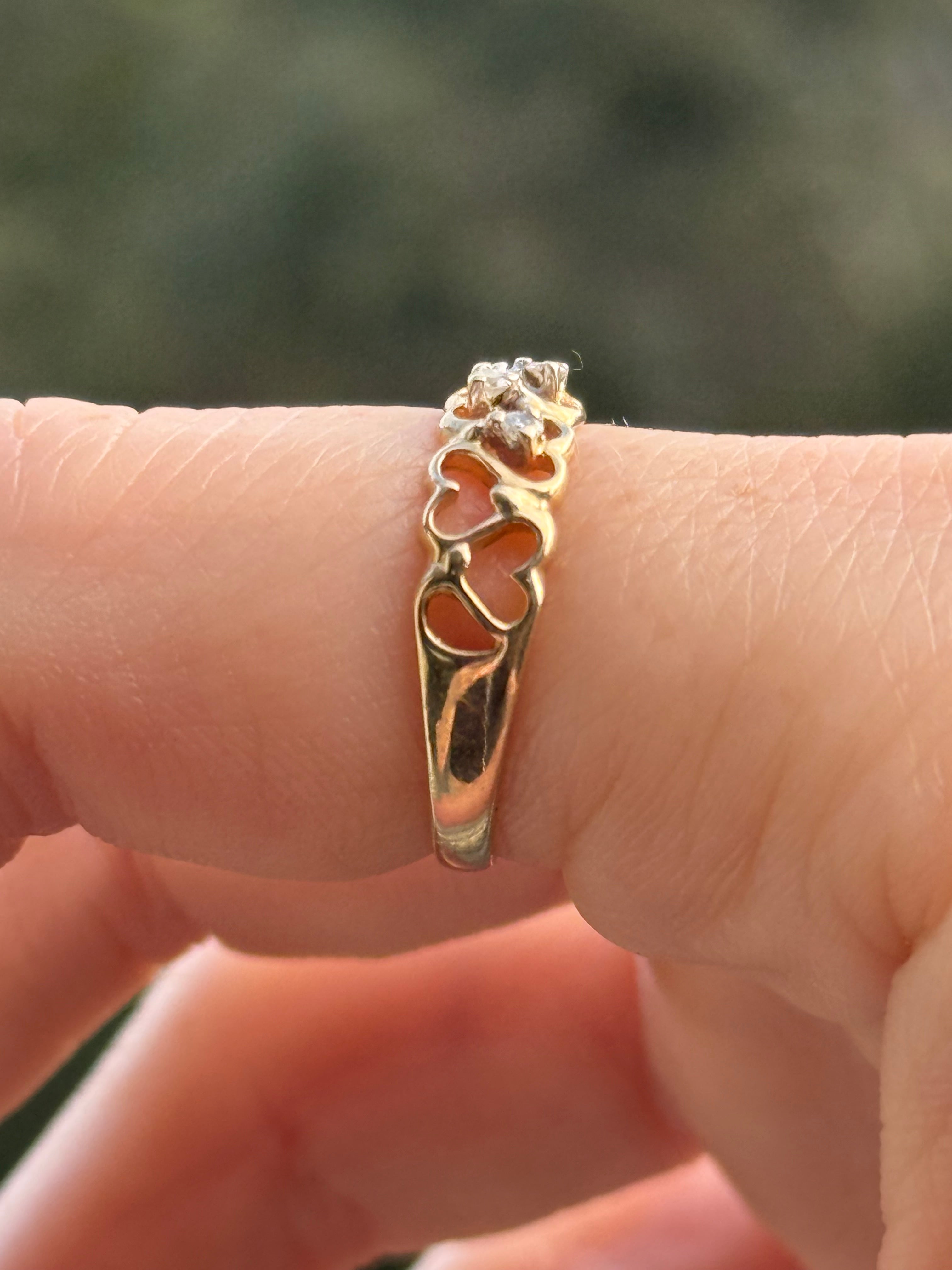 Diamond Heart Ring