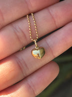 Mini Puffy Heart Charm