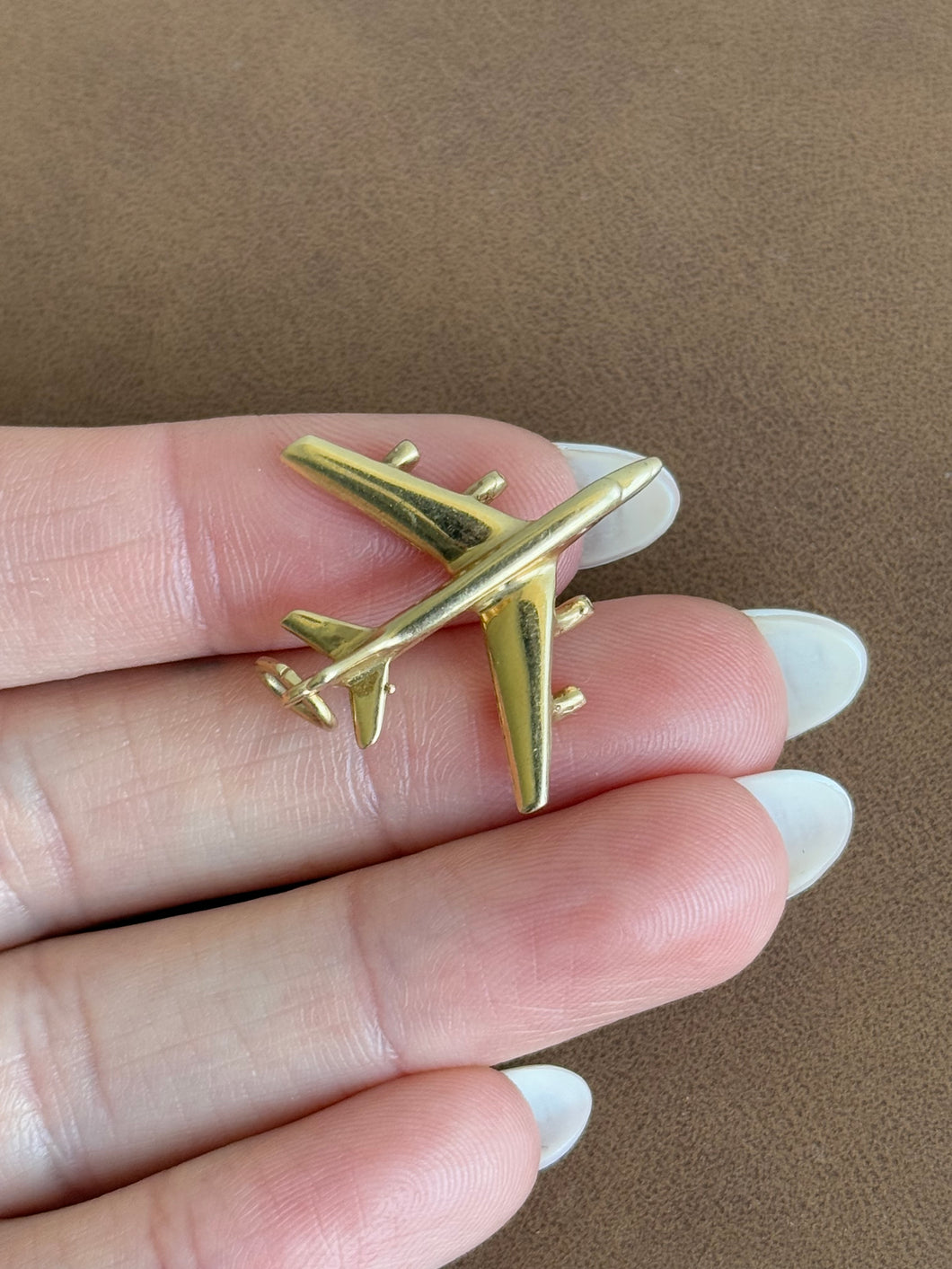 Solid Airplane Charm