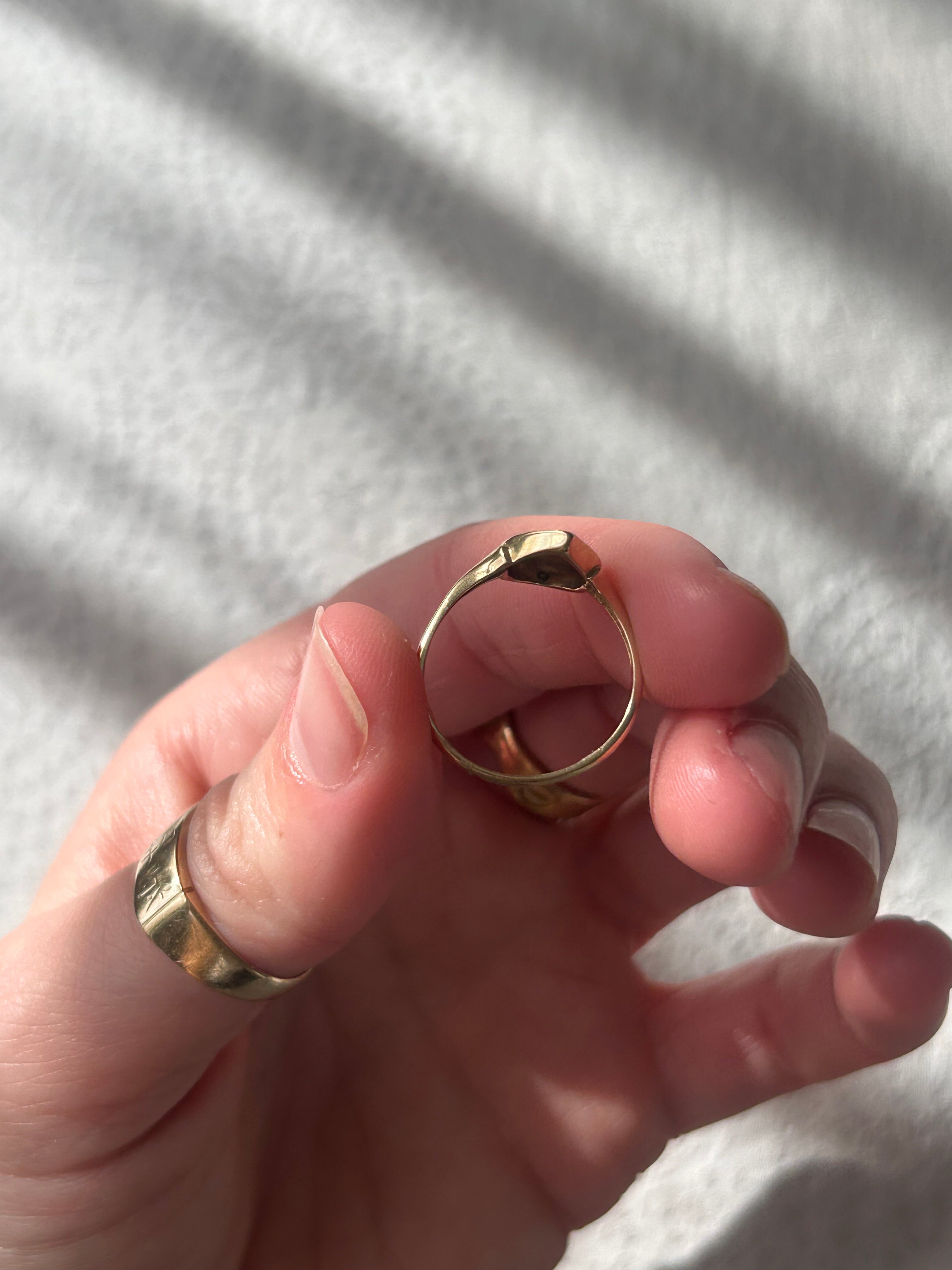 Teardrop Signet Ring