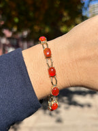 Fire Opal Bracelet by