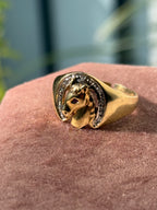 Diamond Unicorn or Horse Ring
