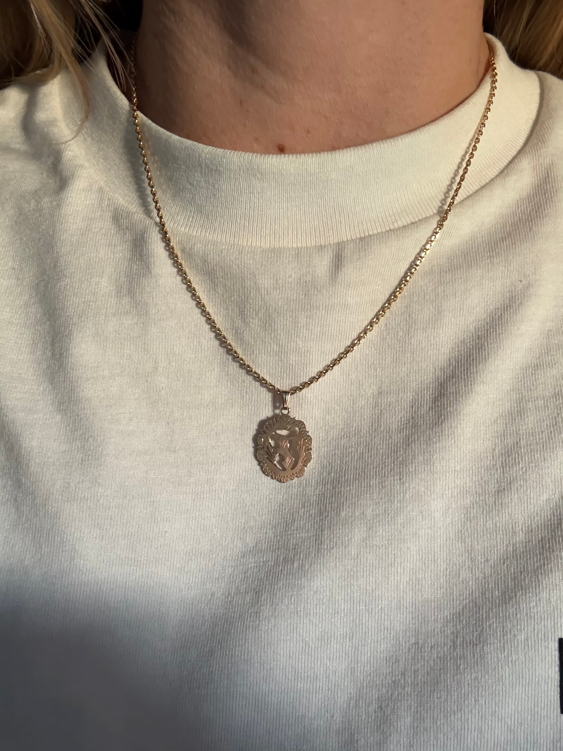 English Letter Charm