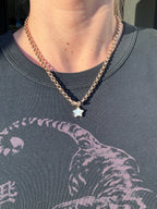 14k Moonstone Star Charms