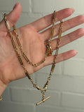 Antique Fancy Trombone Love Knot Watch Chain