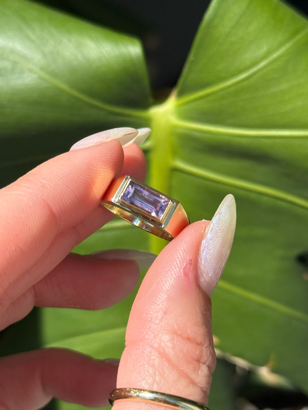 Amethyst Square Ring