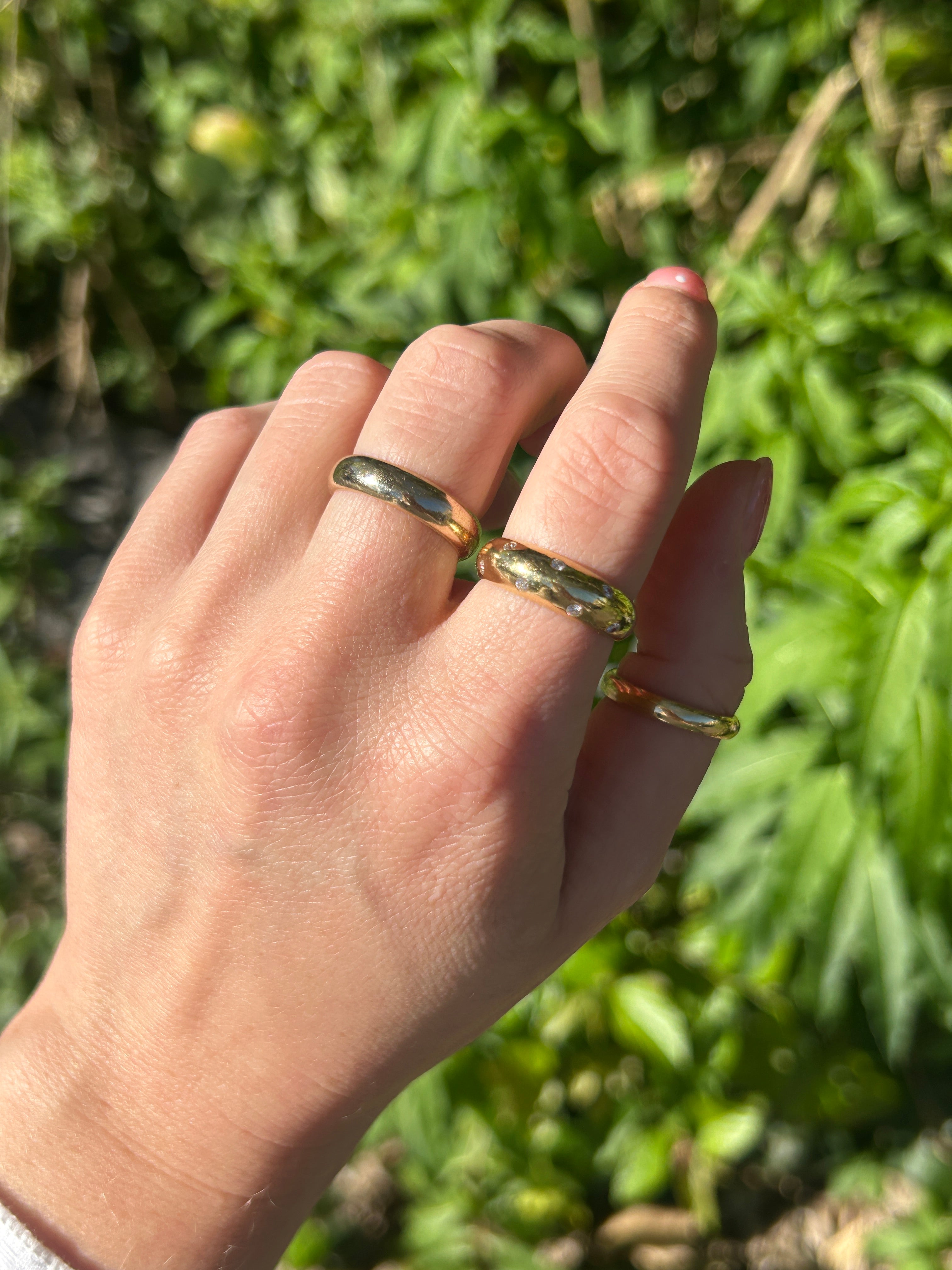 Diamond Gypsy Dome Ring