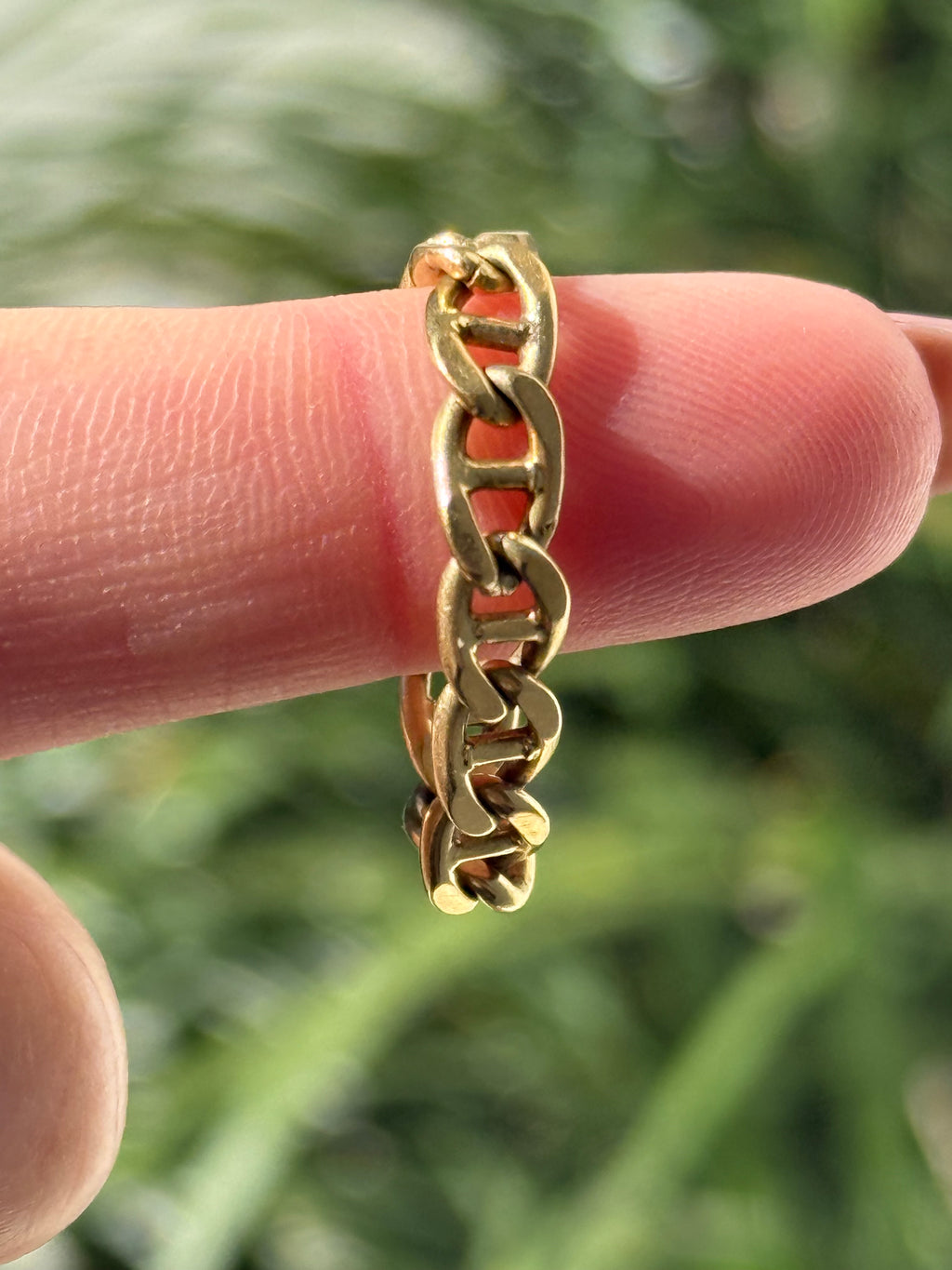 Solid 18k Mariner Ring