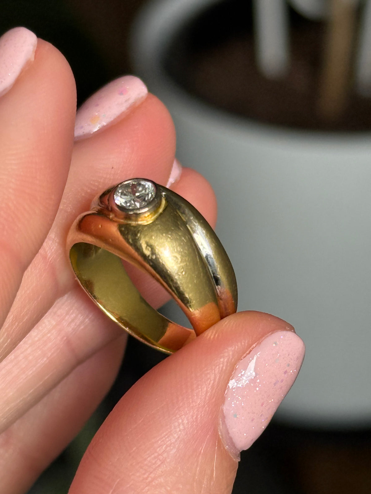 Diamond Bombe Ring