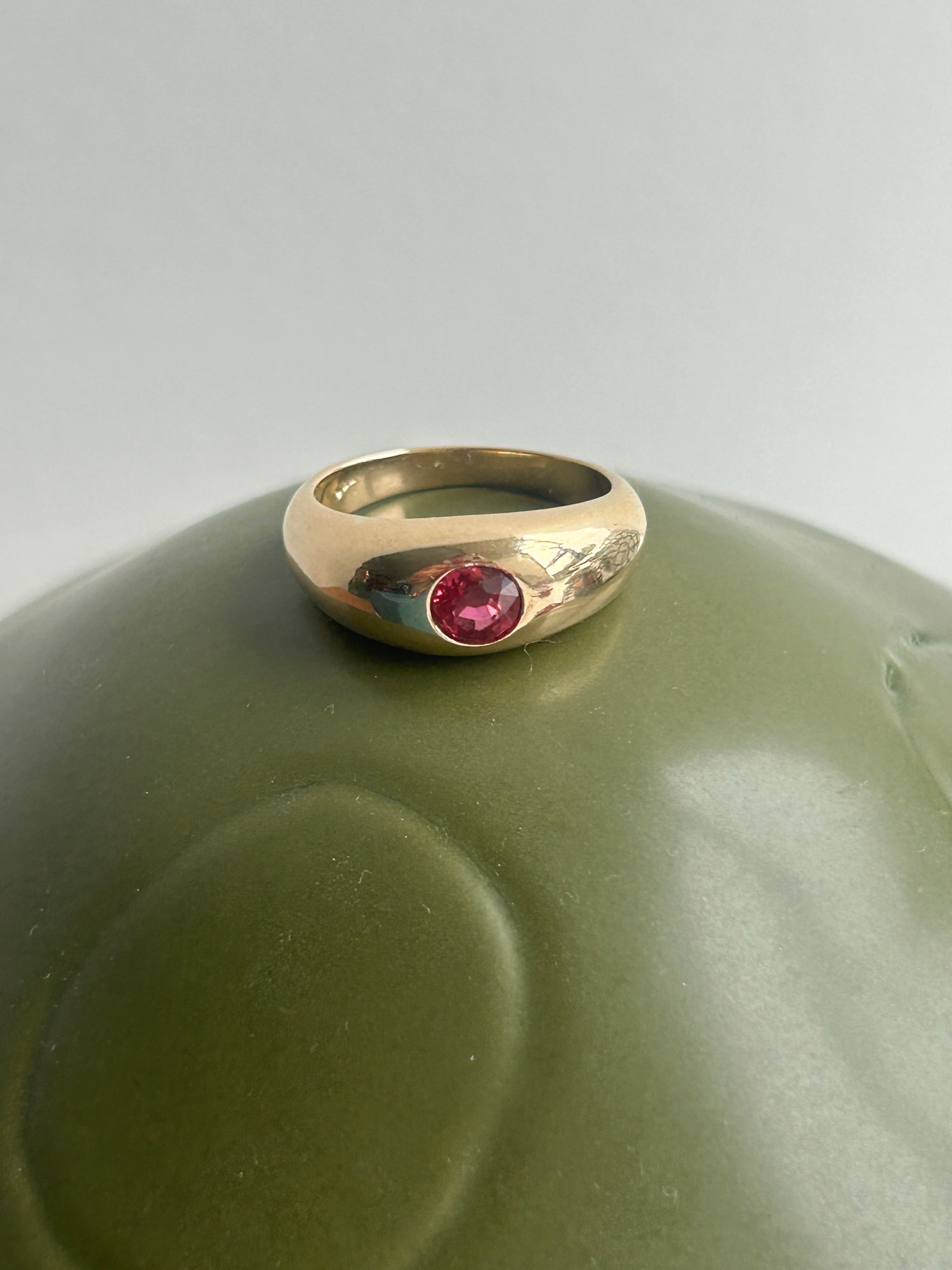 Mini Ruby Aura Ring