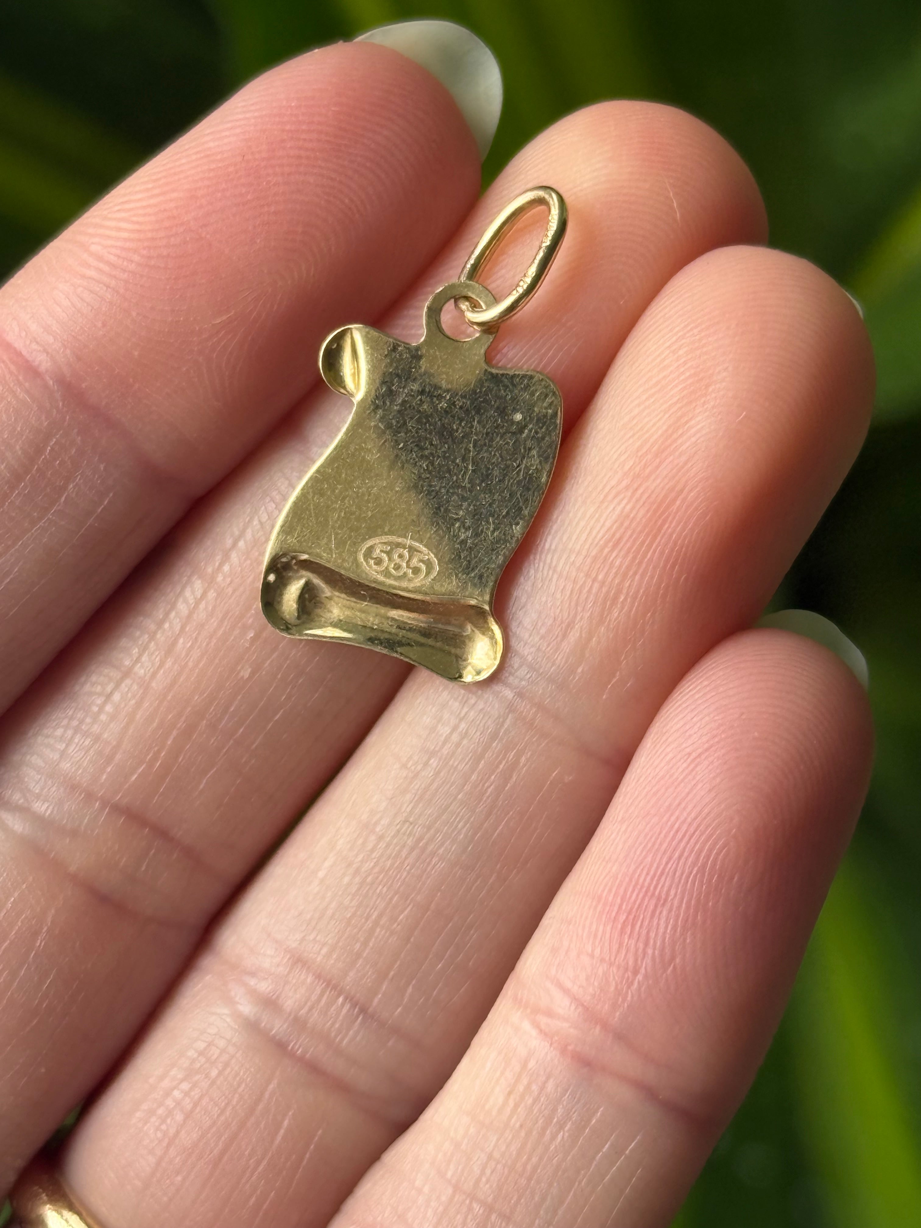 Aries Celestial Scroll Charm