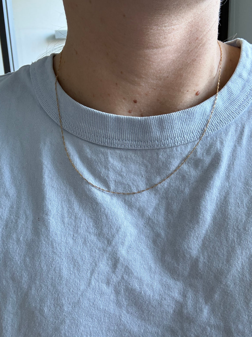 Dainty Shiny Twisted Rope Chain