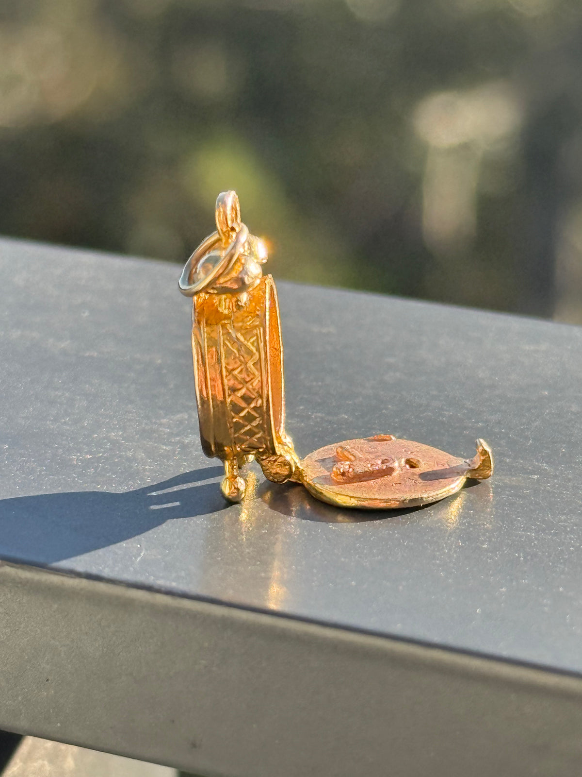 Open Clock Charm