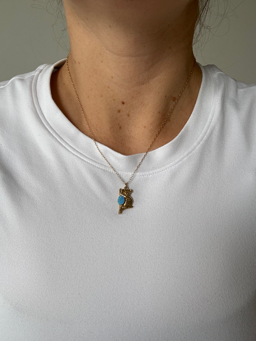 Solid Koala Opal Charm