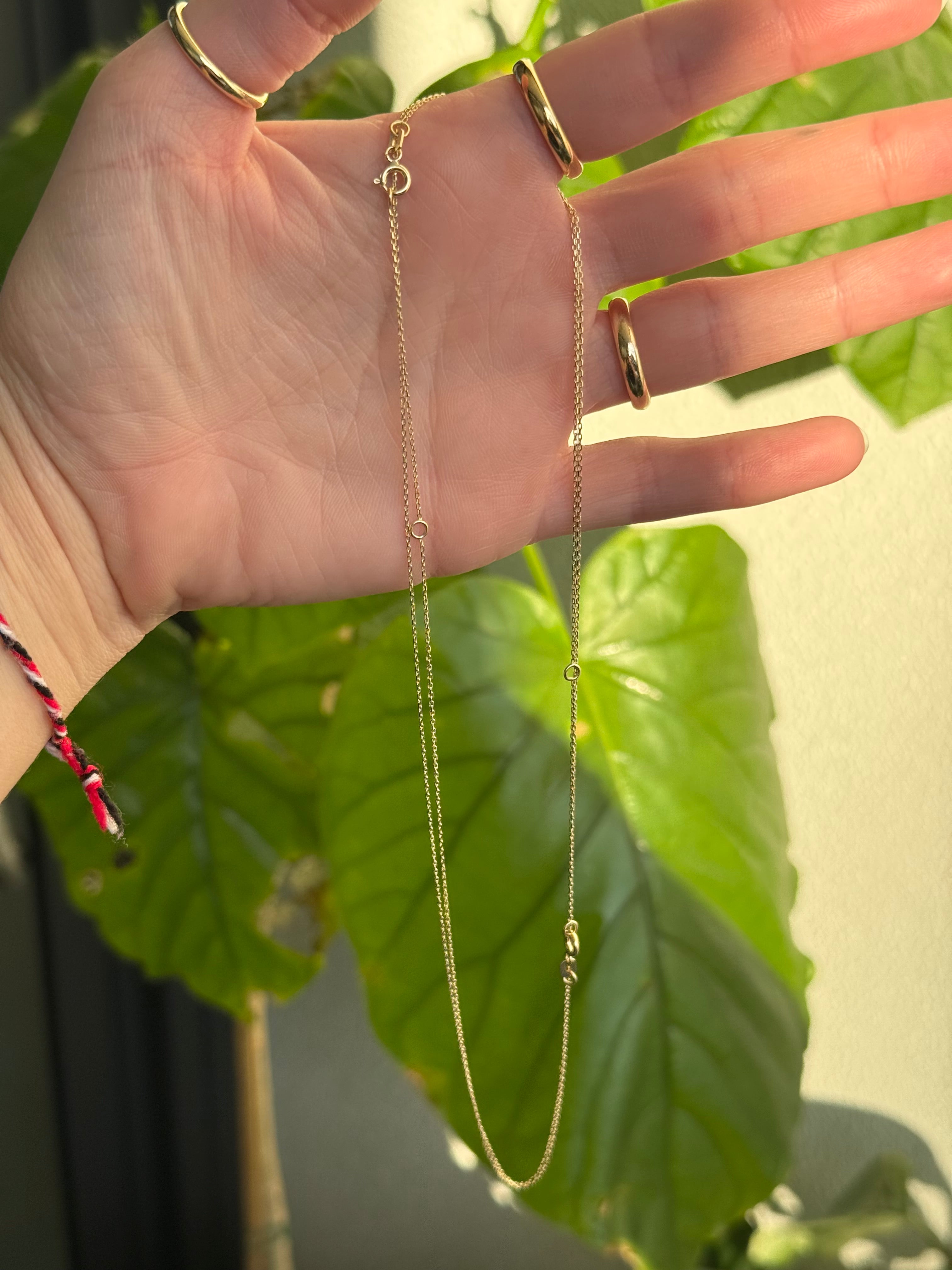 Solid Dainty Biker Chain