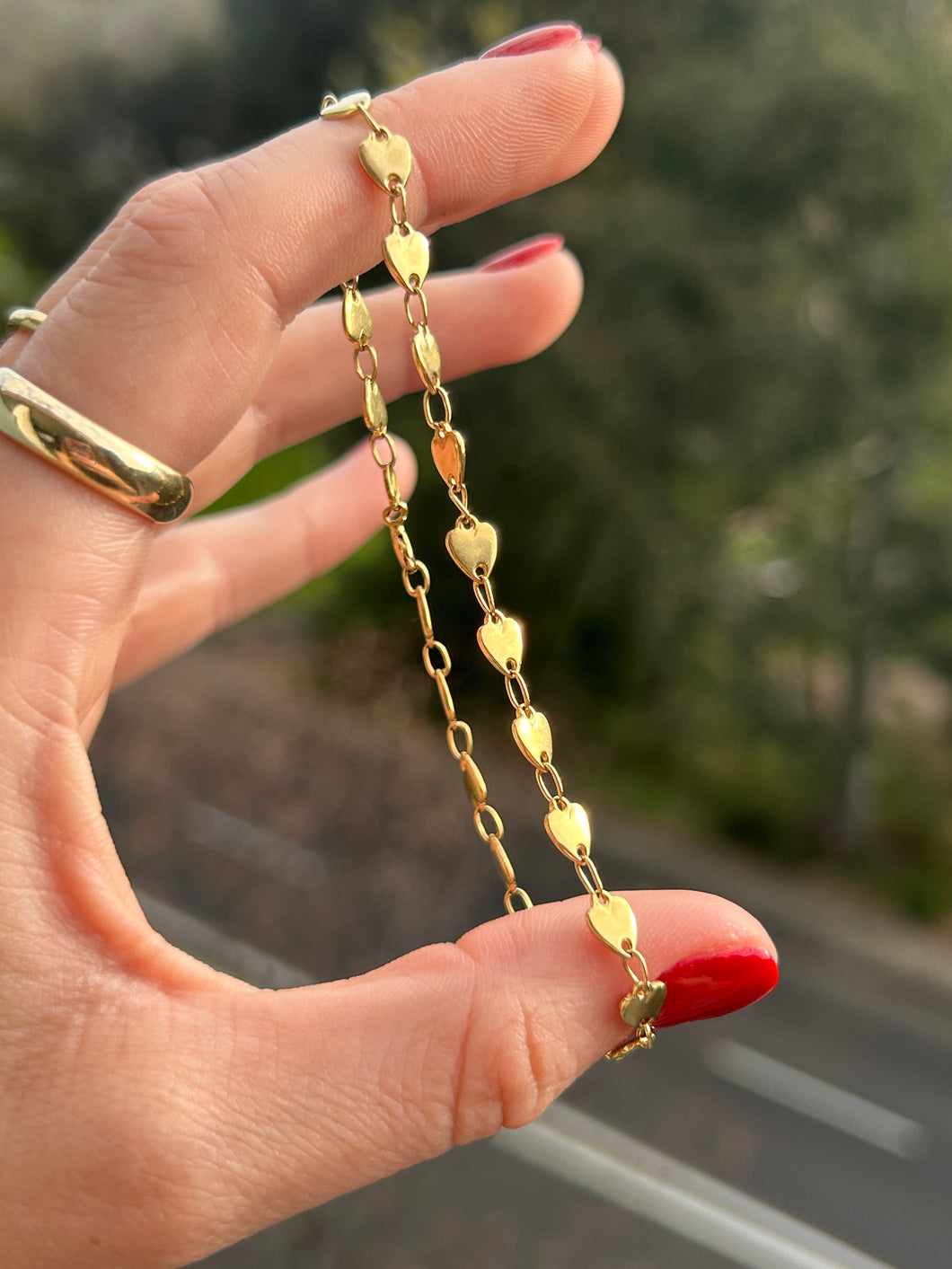 Heart Petal Bracelet