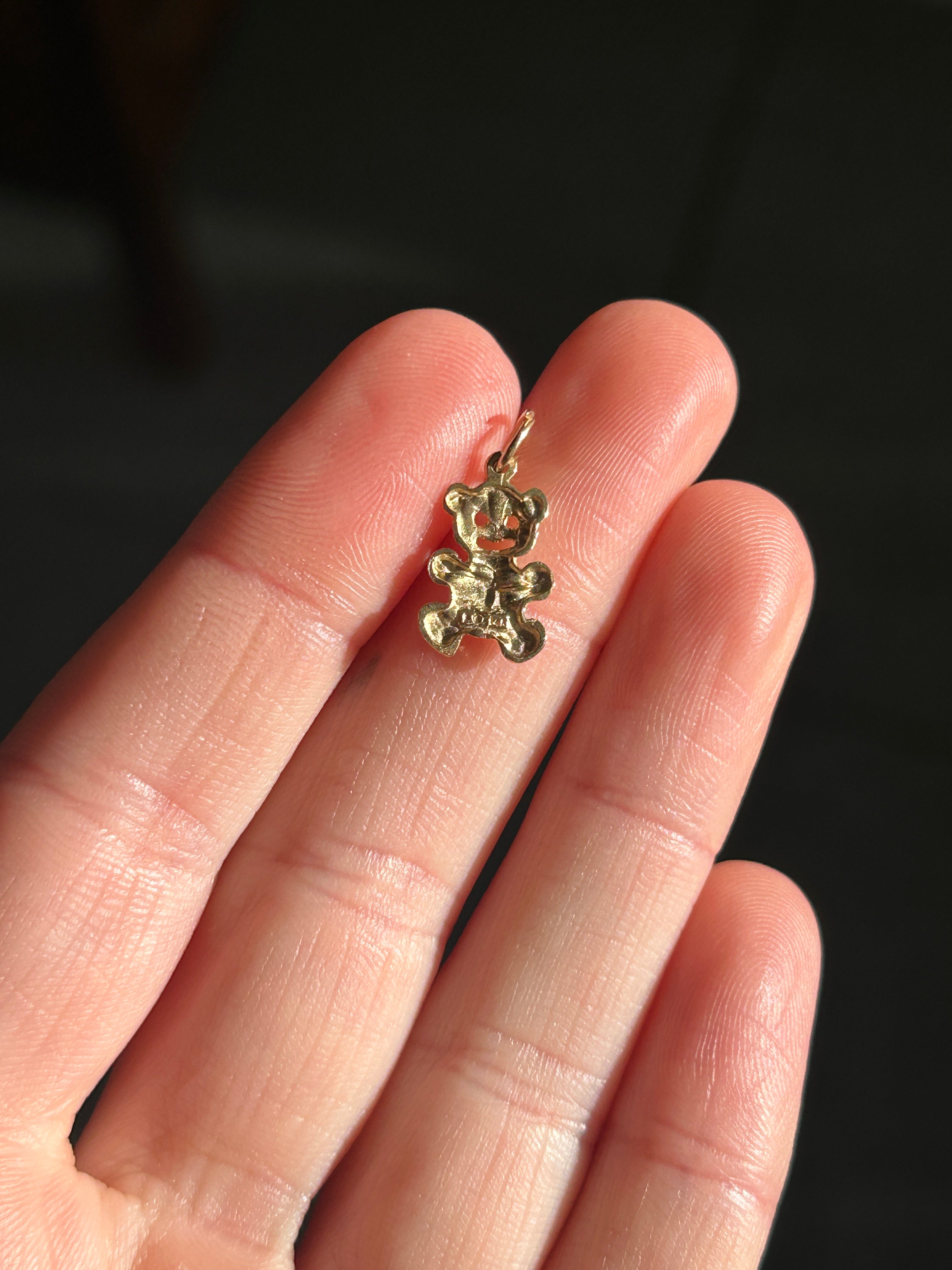 Mini Teddy Bear Charm