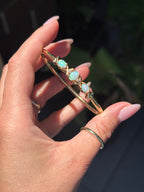 Opal Diamond Bangle
