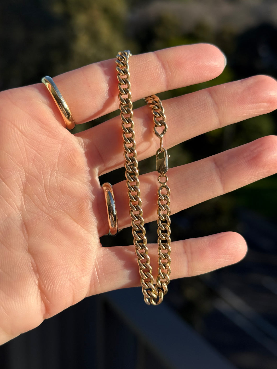 Solid Curb Bracelet
