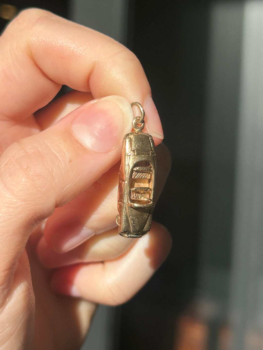 Solid Moveable Car Charm