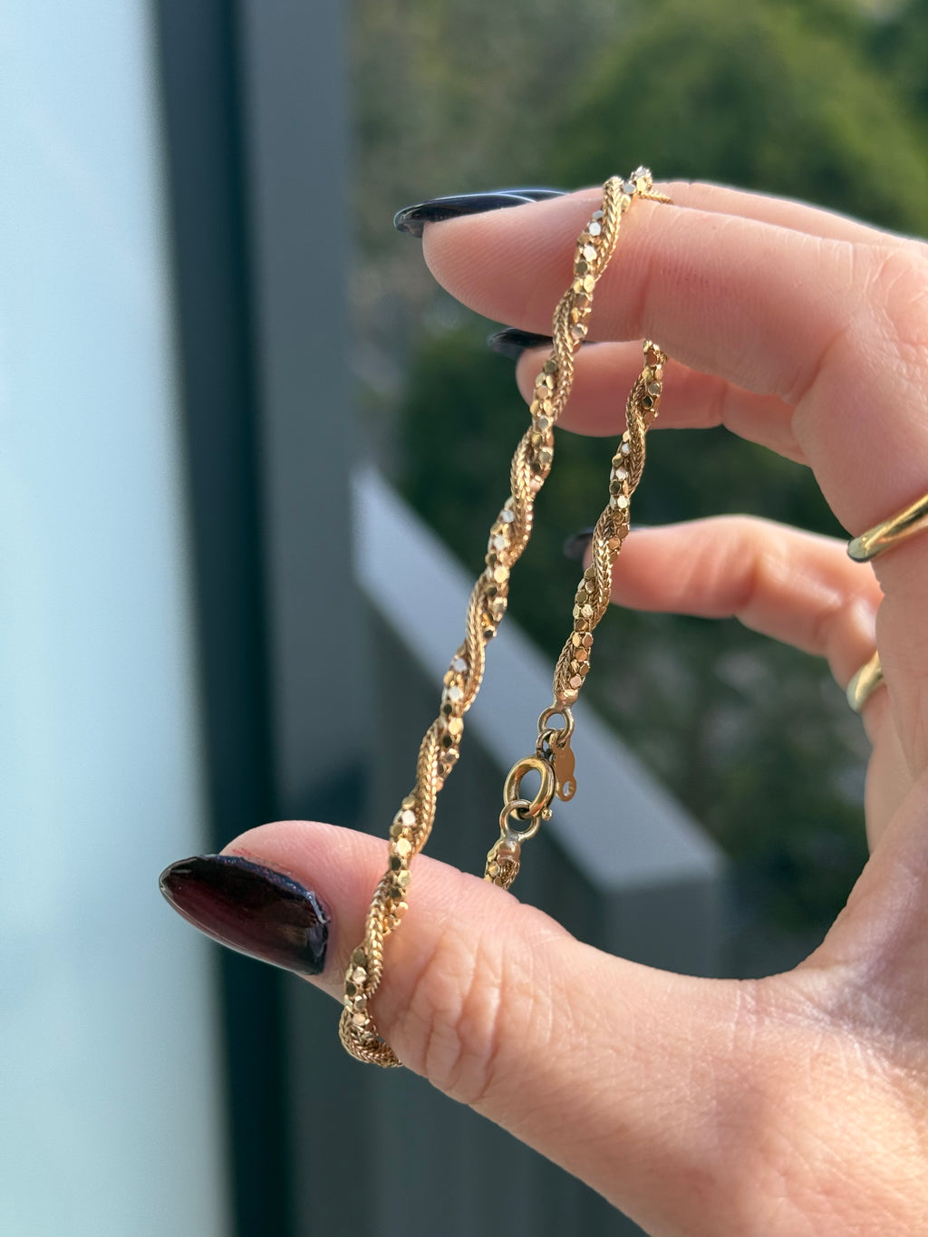 Sparkly Twisted Popcorn Bracelet