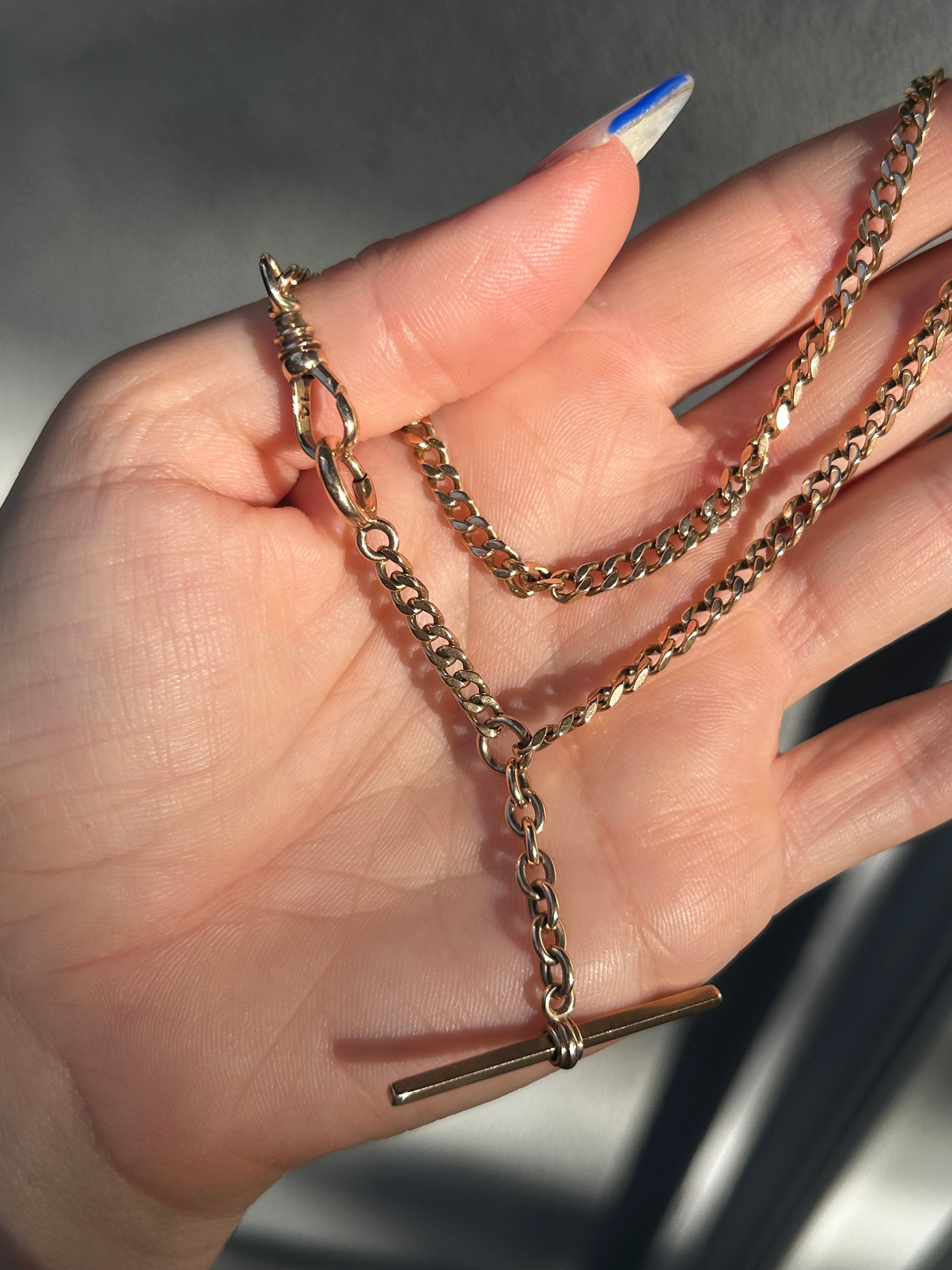 Solid Antique Watch Chain