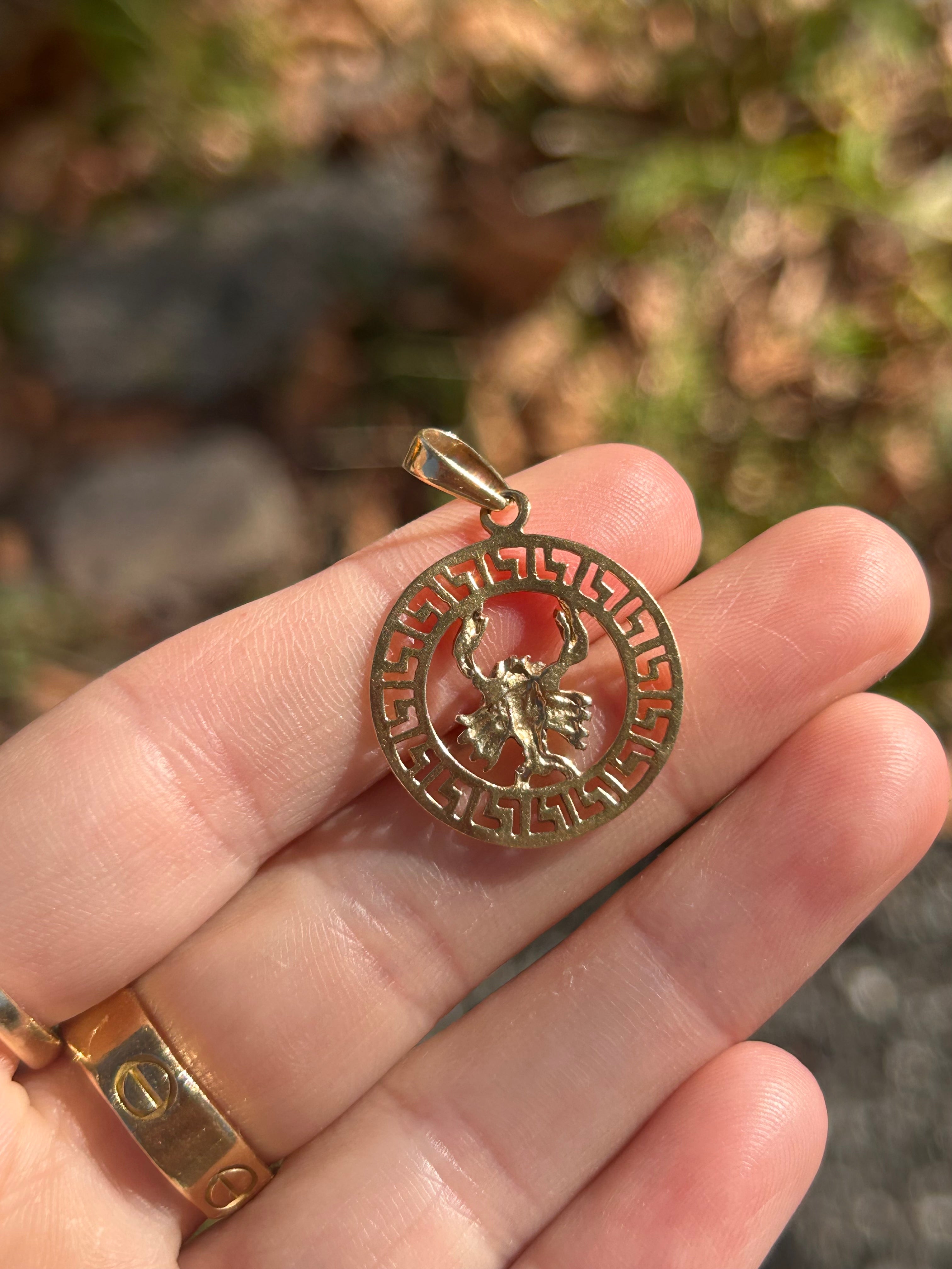 Greek Scorpio Charm
