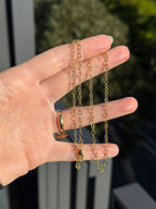 Solid Fluted Cable Chain