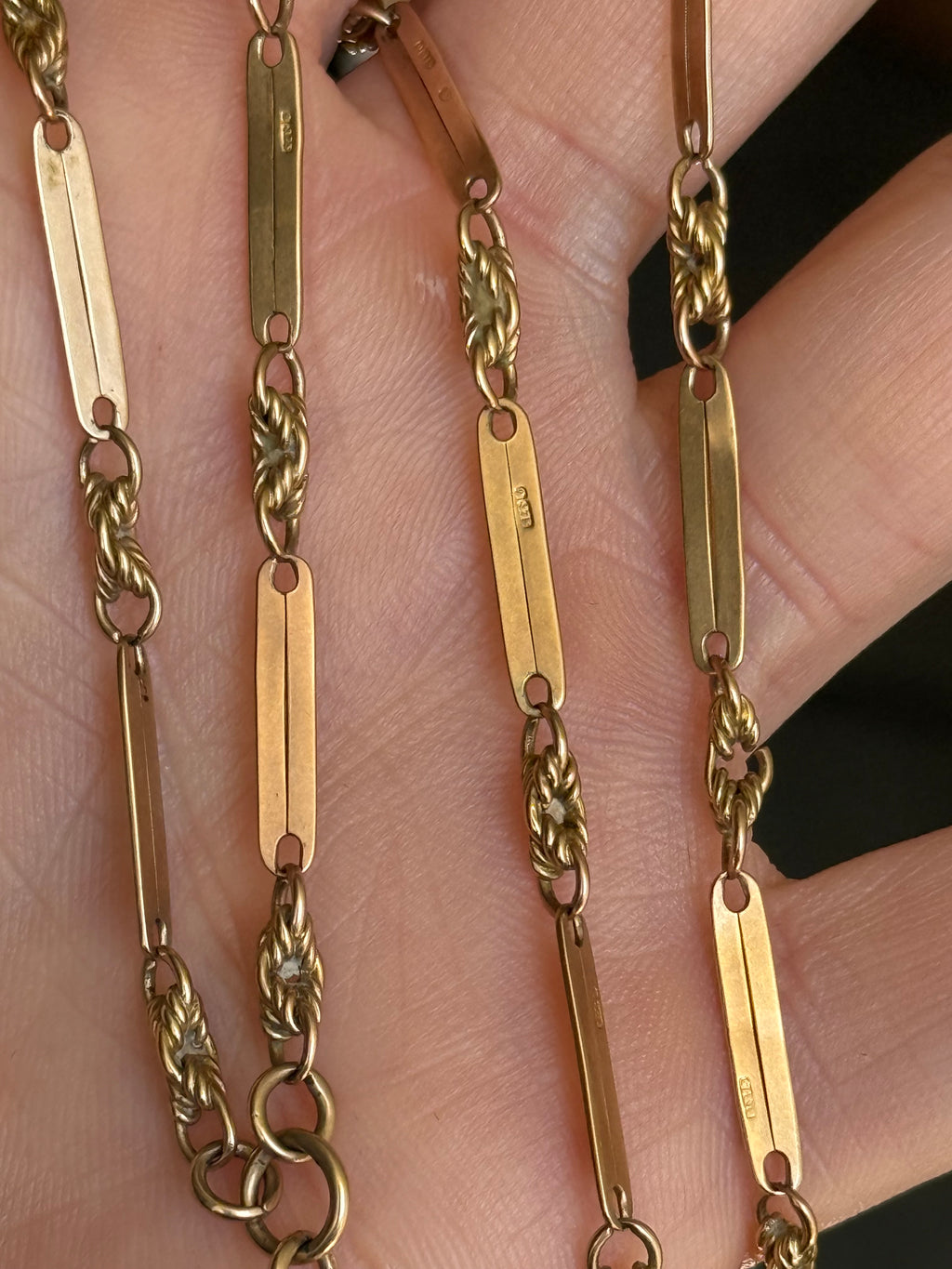 Mini Antique Fancy Love-knot Watch Chain