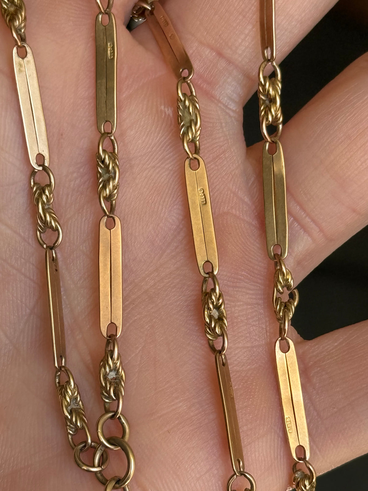 Mini Antique Fancy Love-knot Watch Chain