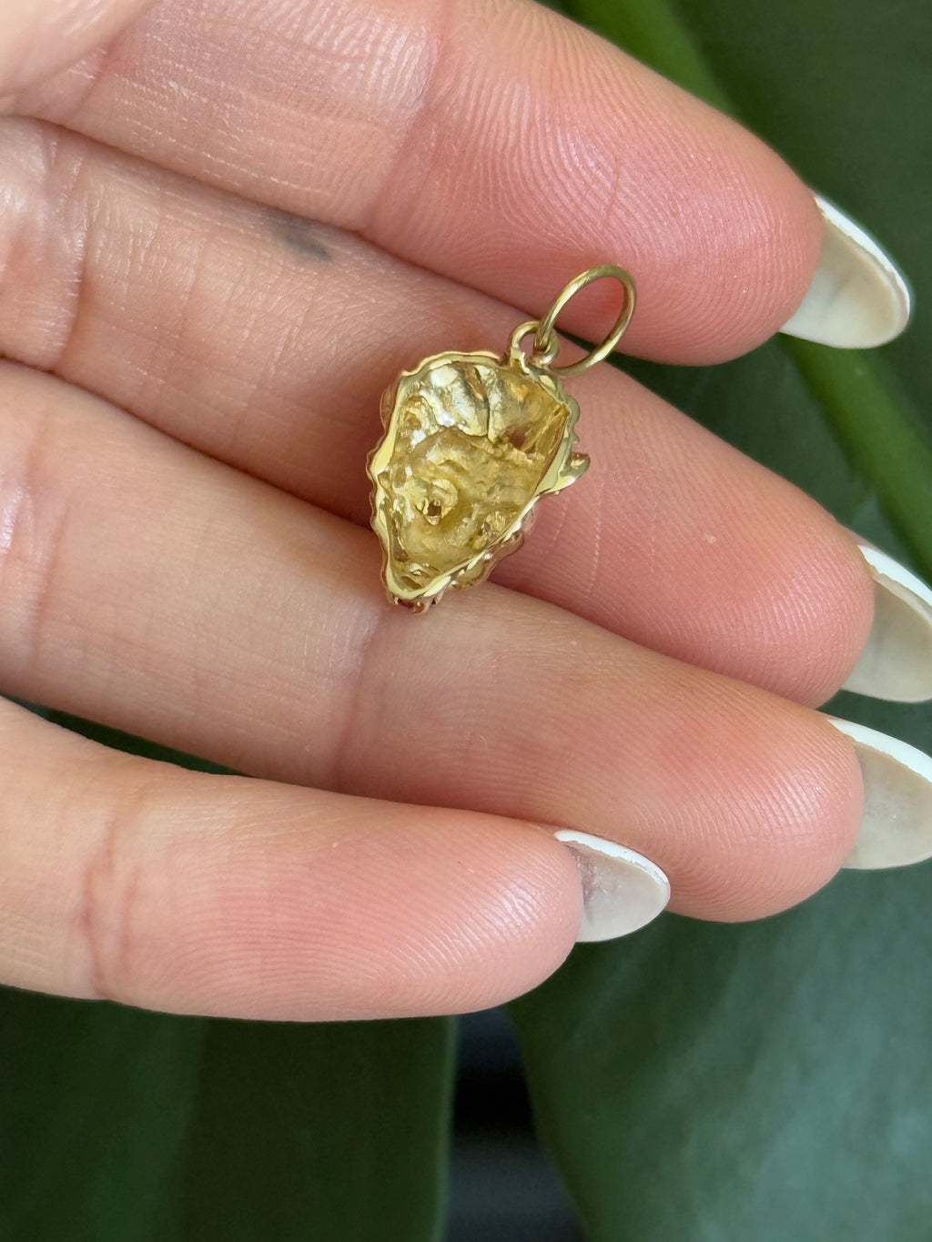 Diamond and Ruby Lion Charm