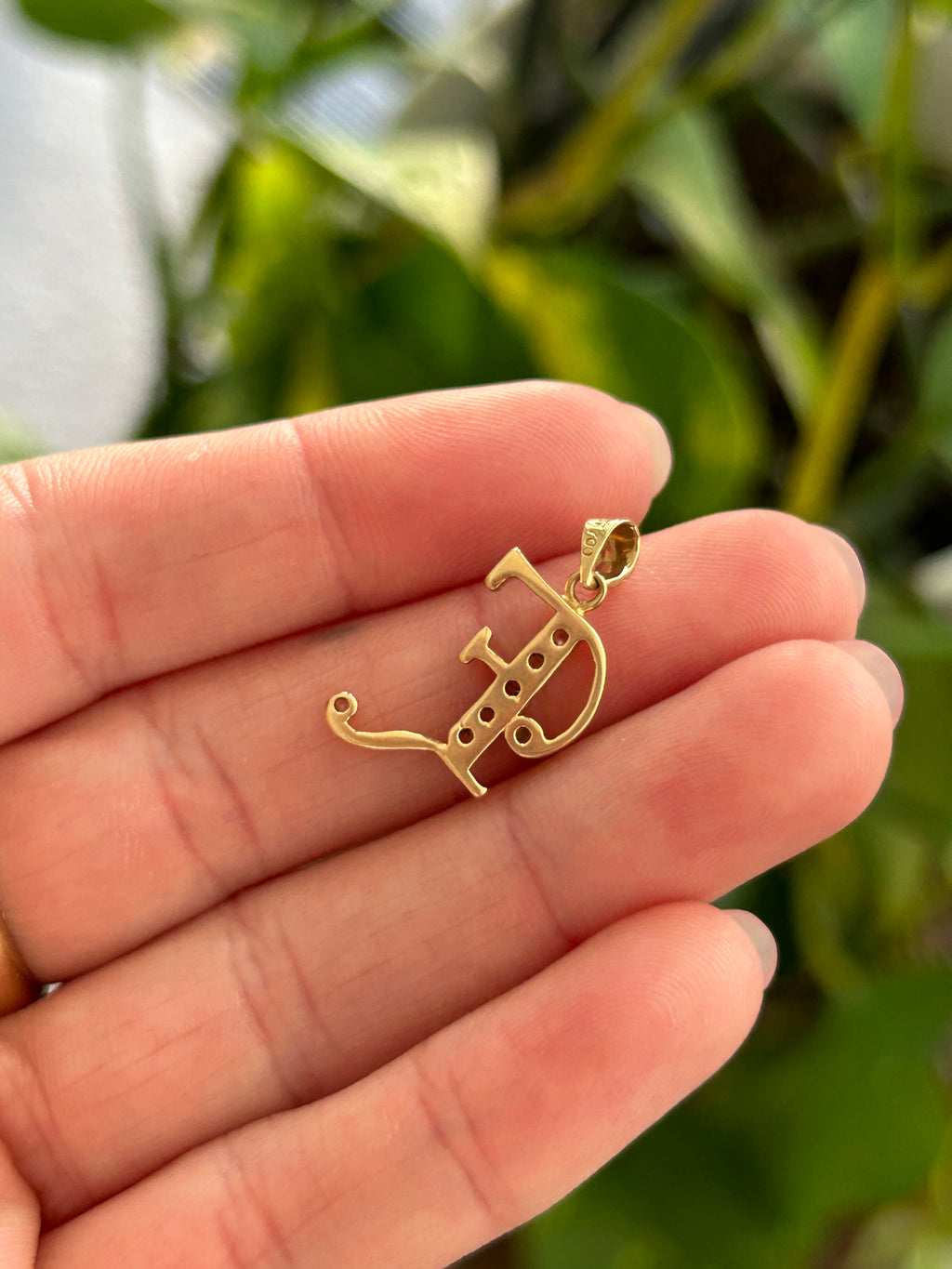 Diamond E Charm