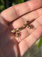 Old Euro Diamond Star Studs