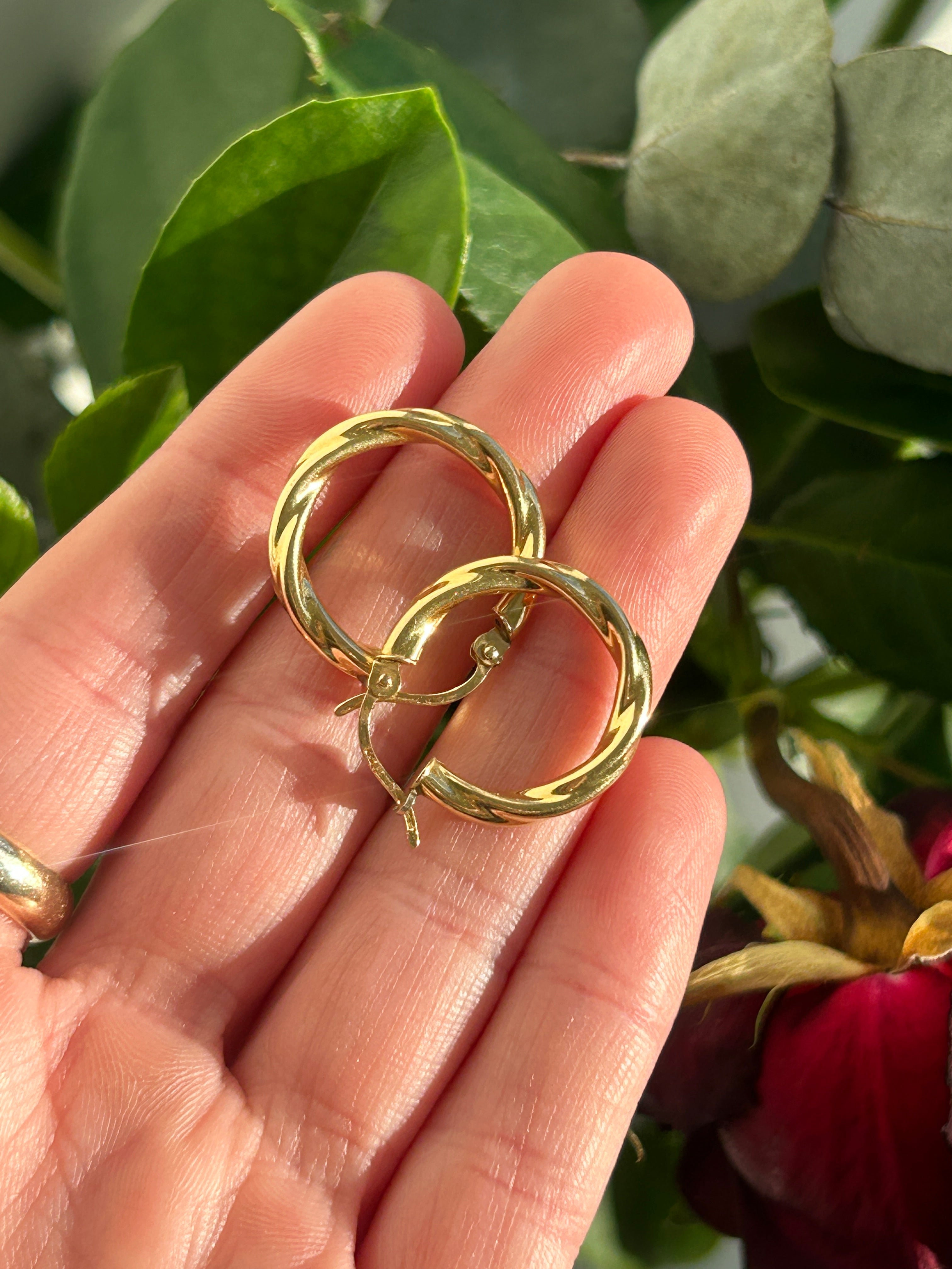 Everyday Twisted Hoops