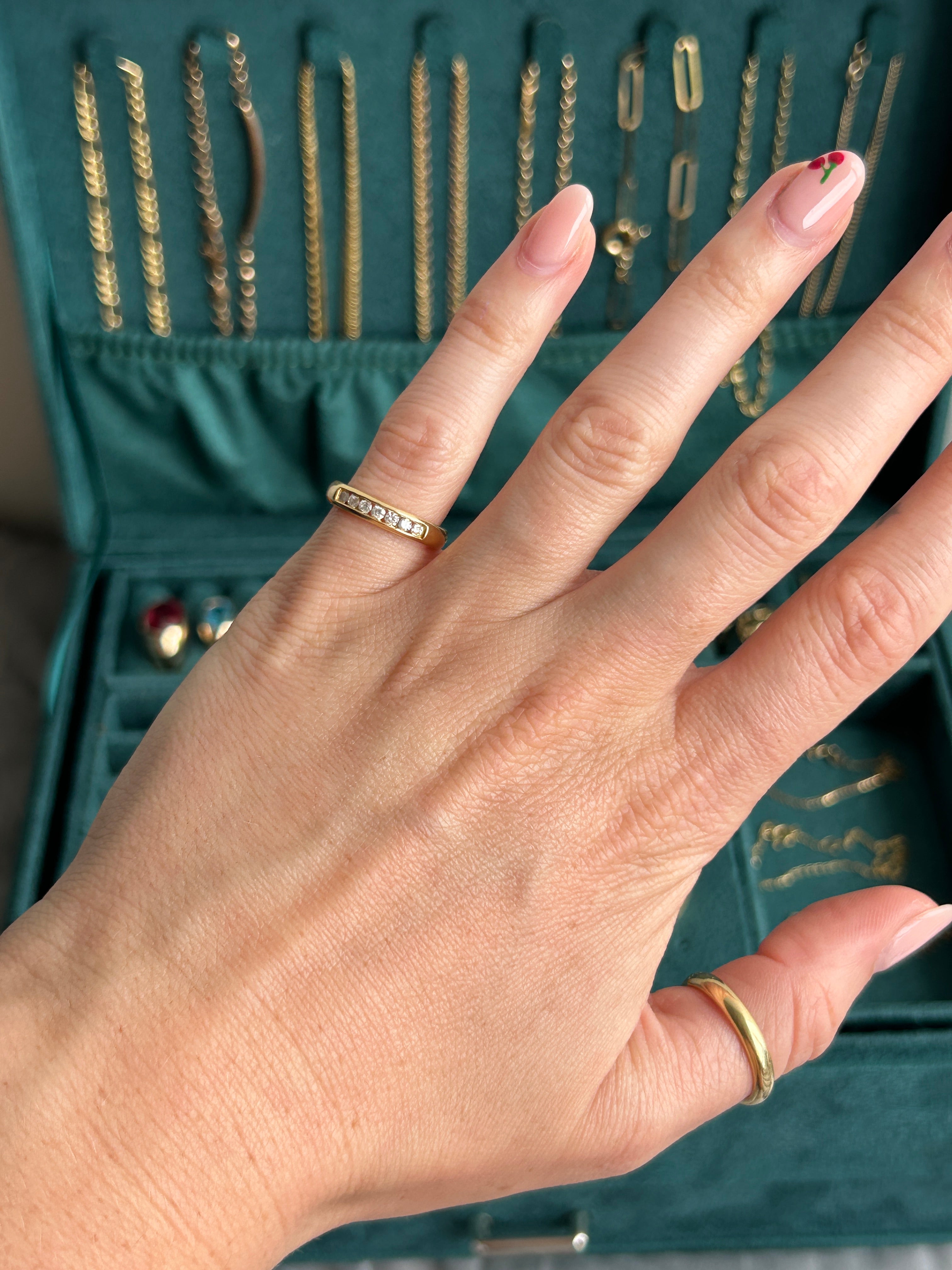 Gold Diamond Band