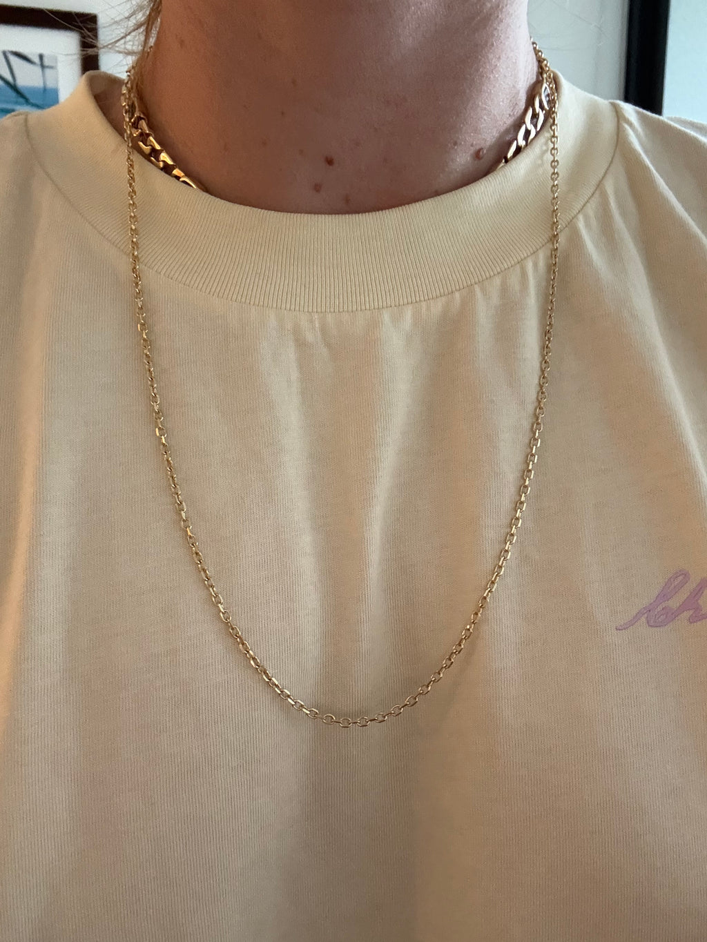 Solid Knife Edge Biker Chain