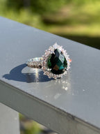 Teardrop Diamond Cocktail Ring