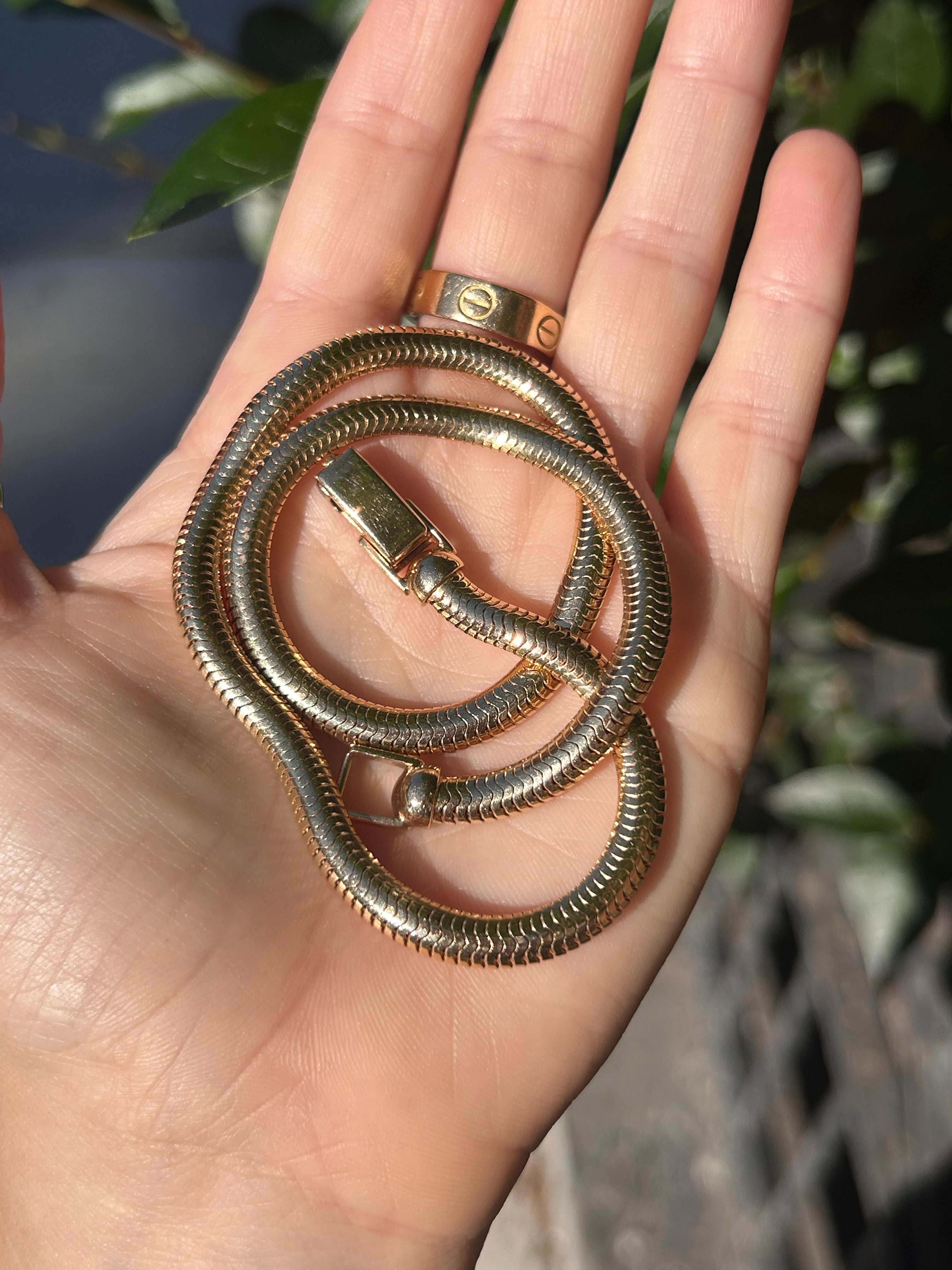 Solid Vintage Snake Chain