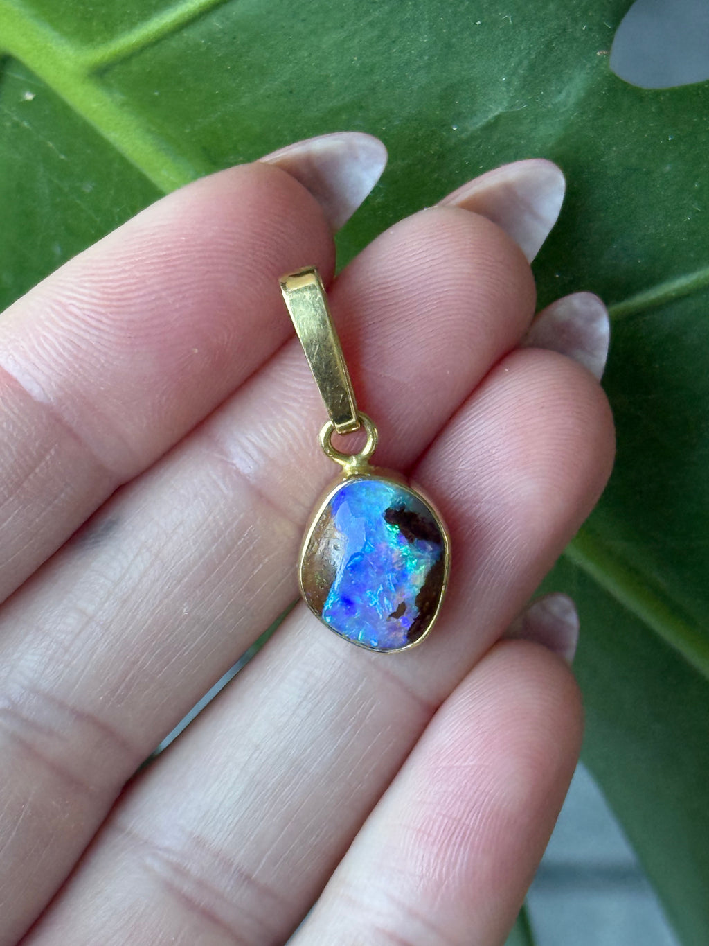 Boulder Opal Charm