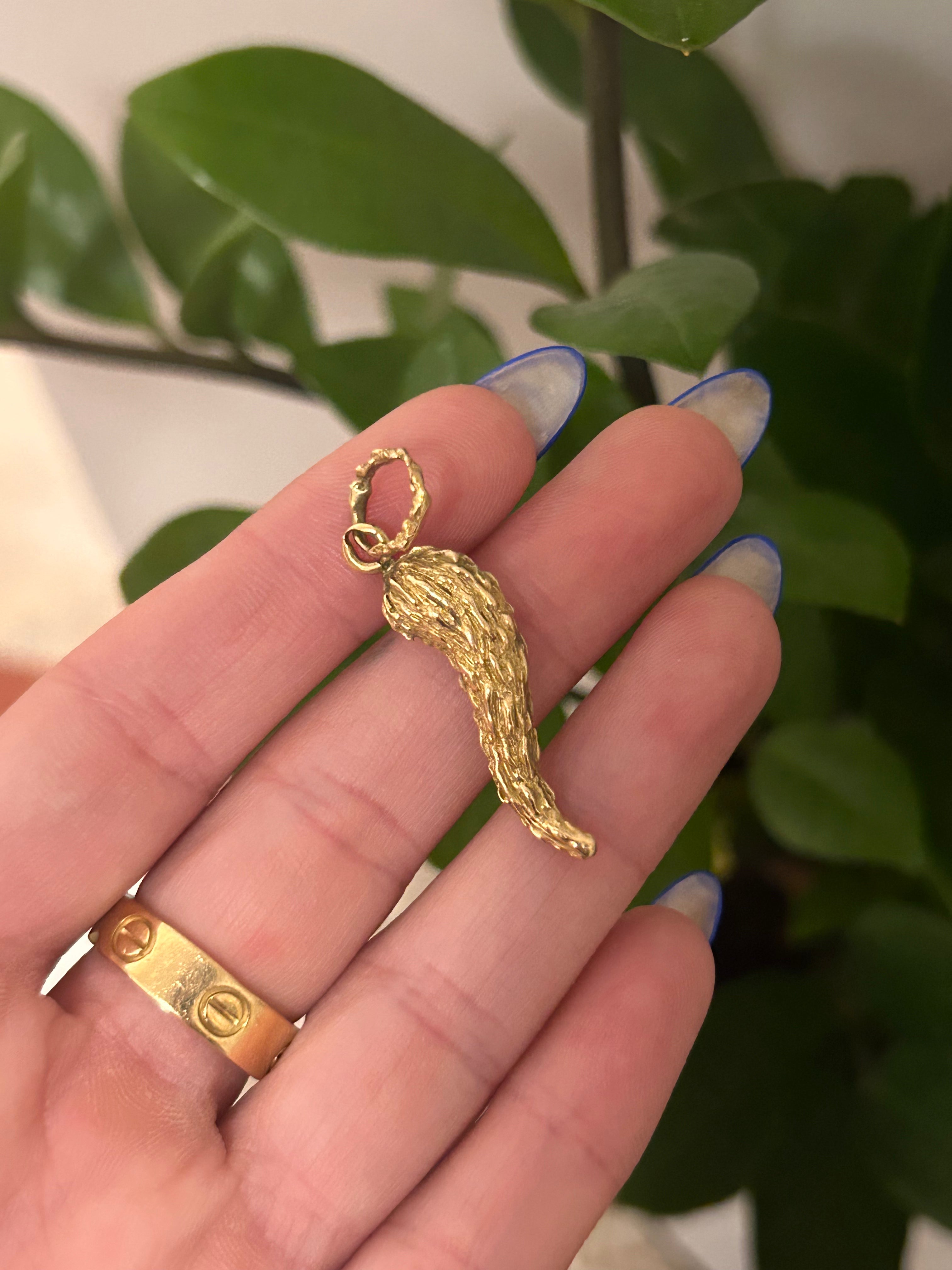 Textured Large Cornicello