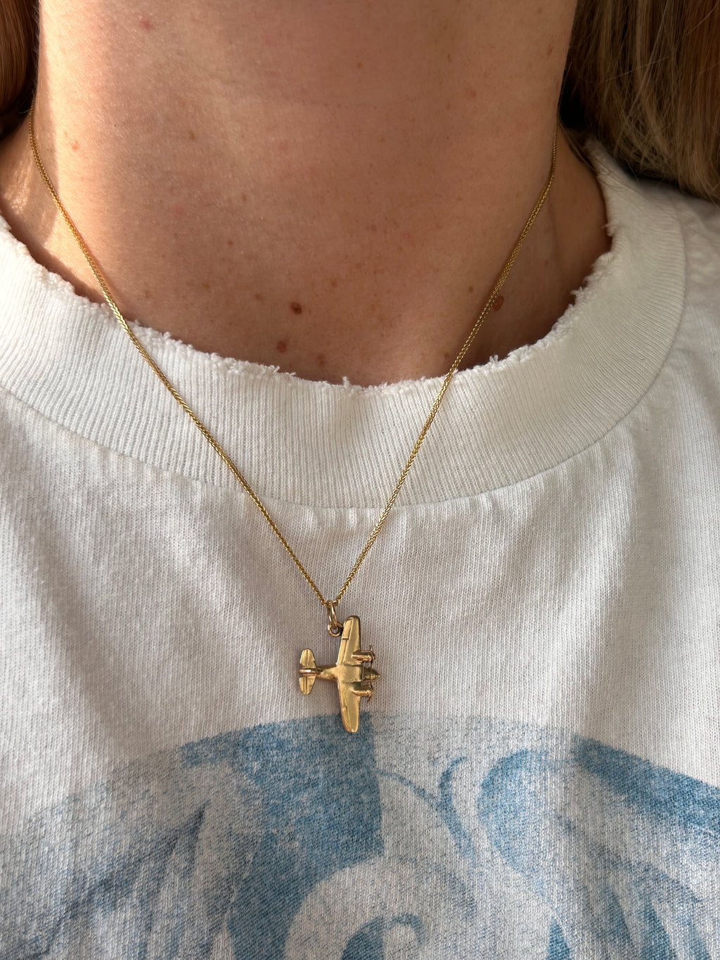 Solid Airplane Charm