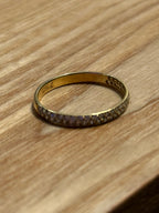 Pave Diamond Half Eternity Band