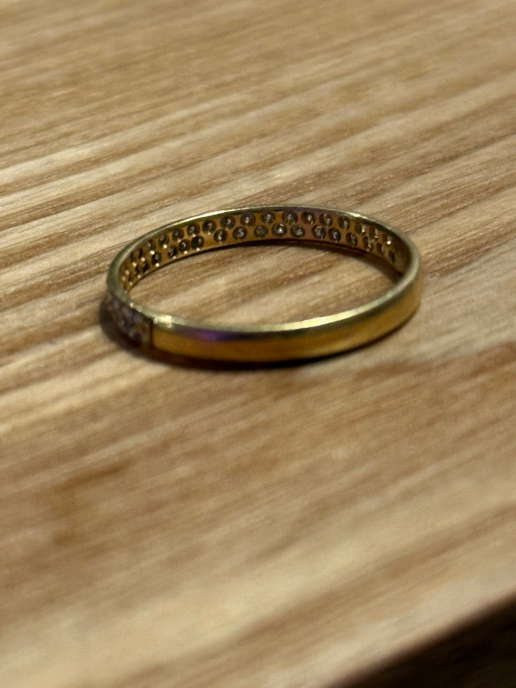 Pave Diamond Half Eternity Band