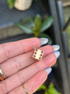 Solid Enamel Dice Charm