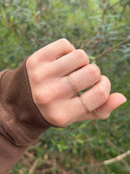 10k Shimmery Dainty Stacking Rings